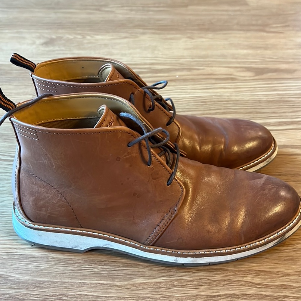 Men’s size 10 brown Cole haan dress boots